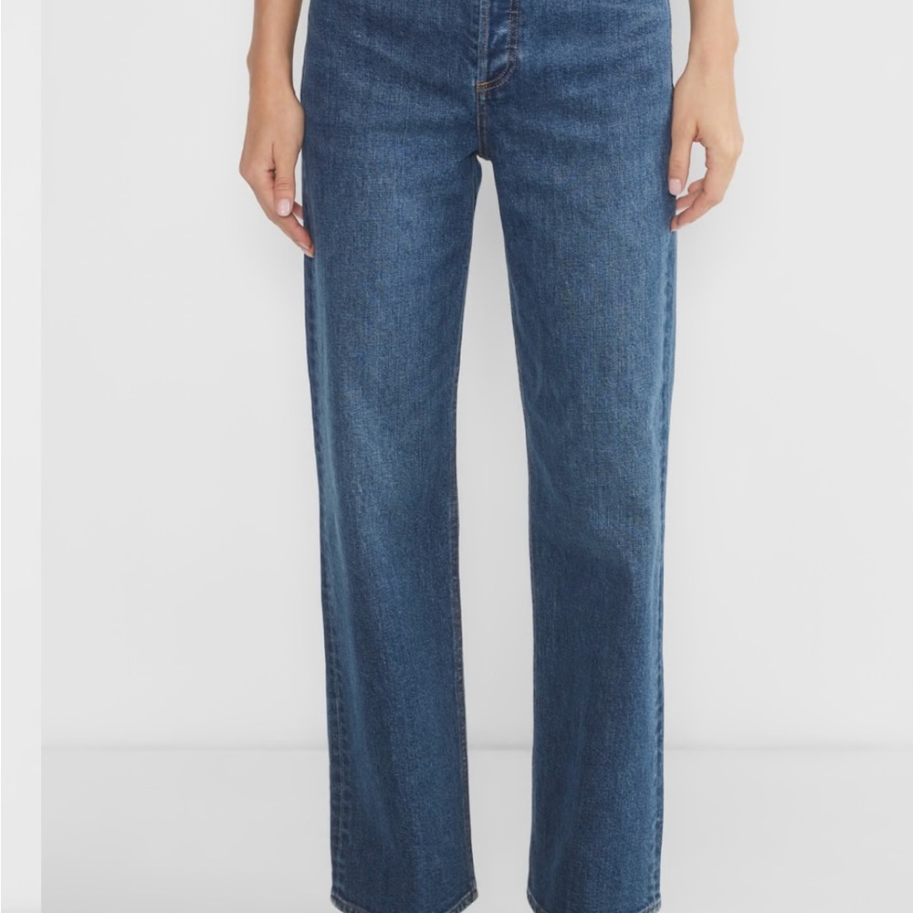 Aritzia Denim Forum The Arlo Hi-Rise Straight Jean